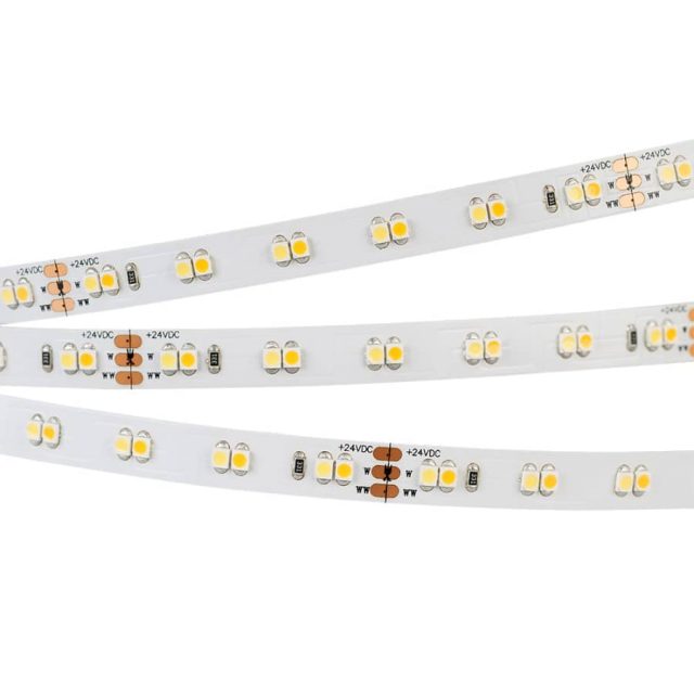 Лента RT 6-5000 24V White-MIX 2x (3528, 120 LED/m, LUX) (ARL, 9.6 Вт/м, IP20)