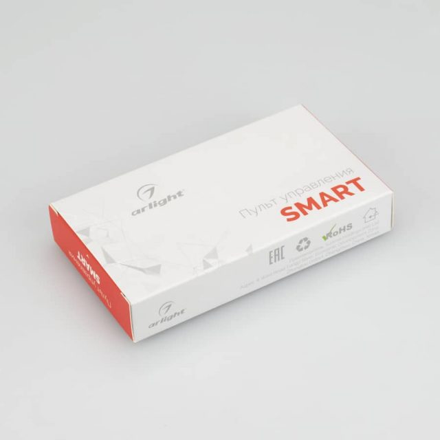 Пульт SMART-R10-DIM (4 зоны, 2.4G) (ARL, IP20 Пластик, 5 лет)