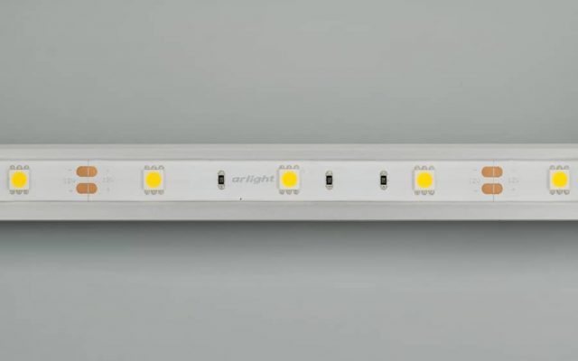 Лента RTW 2-5000SE 12V Cool (5060, 150 LED, LUX) (ARL, 7.2 Вт/м, IP65)