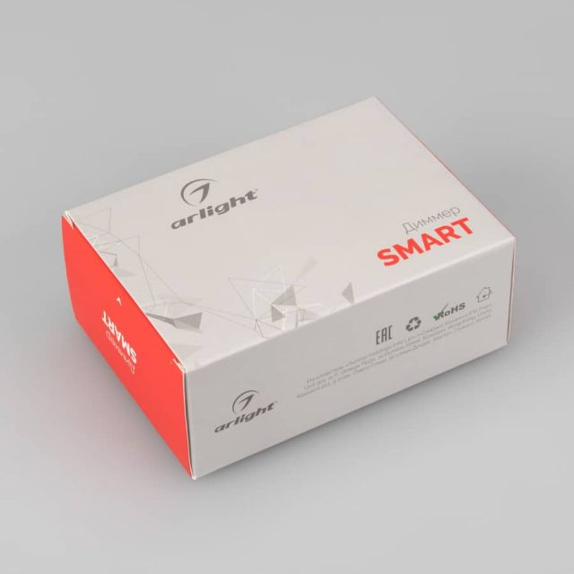 Диммер SMART-D6-DIM (12-24V, 1x20A, 2.4G) (ARL, IP20 Металл, 5 лет)