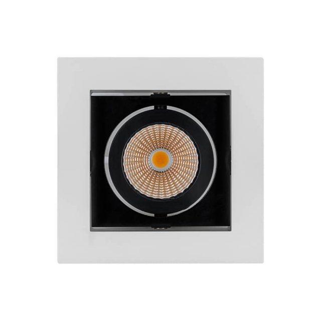Светильник CL-KARDAN-S102x102-9W White (WH-BK, 38 deg) (ARL, IP20 Металл, 3 года)