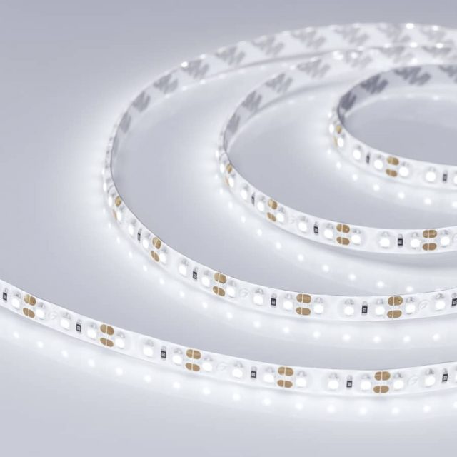 Лента RTW 2-5000SE 12V White 2x (3528, 600 LED,LUX) (ARL, 9.6 Вт/м, IP65)