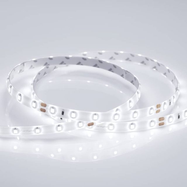 Лента RTW 2-5000SE 24V White (3528, 300 LED, LUX) (ARL, 4.8 Вт/м, IP65)