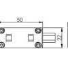 Соединитель прямой ARL-CLEAR-Mini-Line (16x8mm) (ARL, Металл)