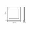 Панель IM-600x600A-40W Day White (ARL, IP40 Металл, 3 года)