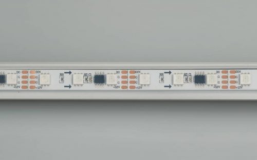 Лента SPI-5000PGS-5060-60 12V Cx3 RGB-Auto (12mm, 13.2W/m, IP67) (ARL, Закрытый, IP67)
