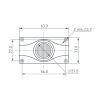 Модуль герметичный ARL-ORION-S45-12V White 15×55 deg (3535, 1 LED) (ARL, Закрытый)