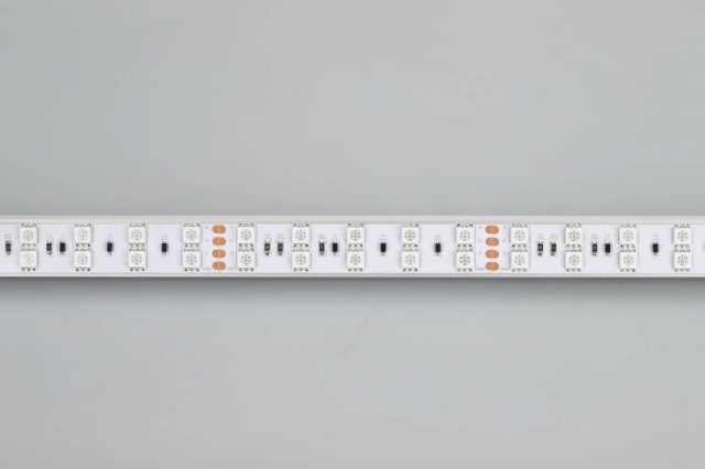 Лента RT 2-5000 36V RGB 2X2 (5060, 600 LED, LUX) (ARL, 26 Вт/м, IP20)