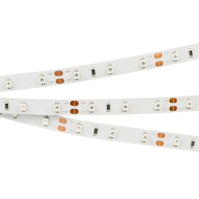 Лента RT 2-5000 12V Orange (3528, 300 LED, LUX) (ARL, 4.8 Вт/м, IP20)